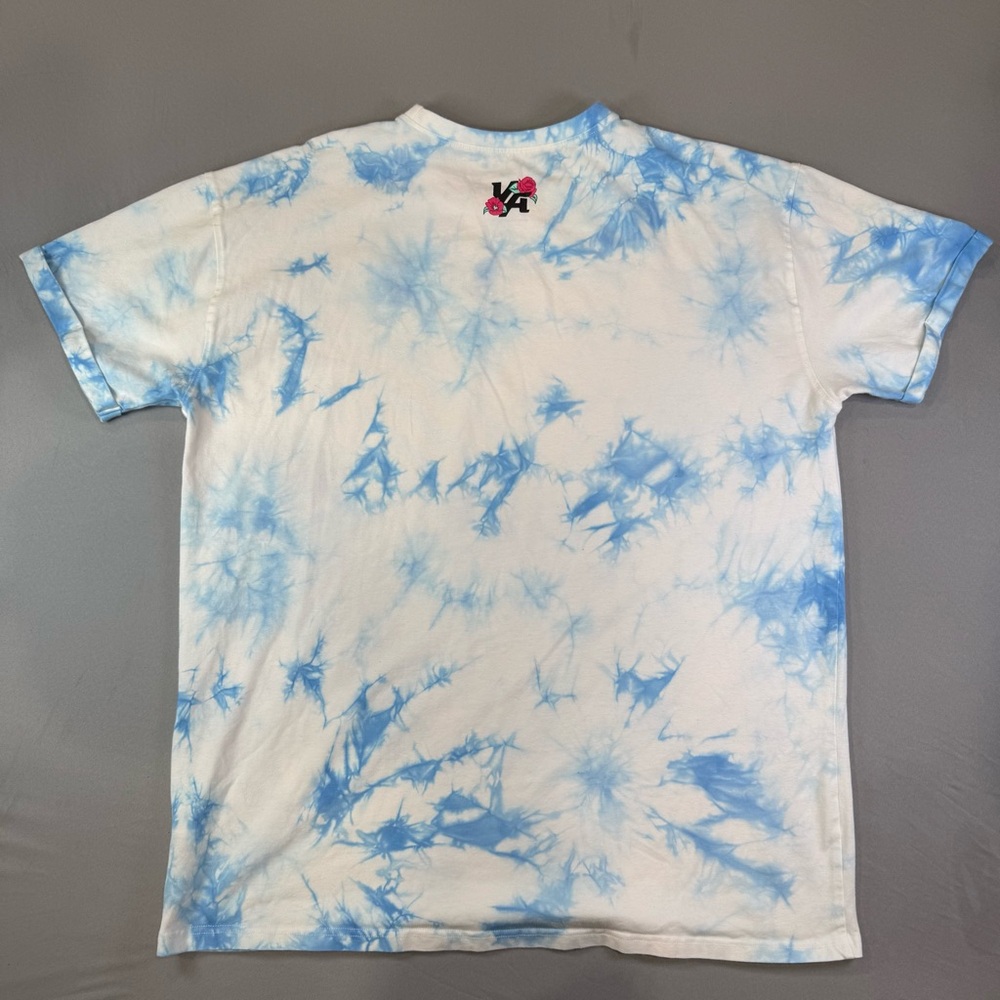 YoungLA Blue and White Tie-Dye T-Shirt - Picture 7 of 9